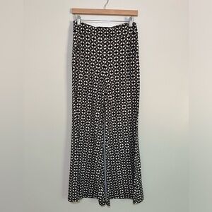 Joseph Ribkoff flare pants Size 4 white, black, brown with pockets